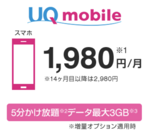 UQ mobileの格安プラン